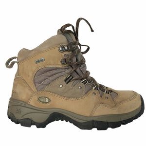 The North Face Tan Lace Up Boots